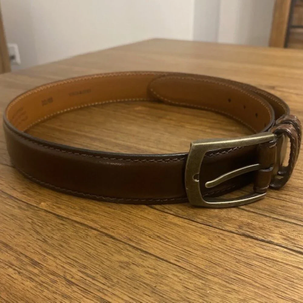 JOSEPH ABBOUD Leather Dress Belt